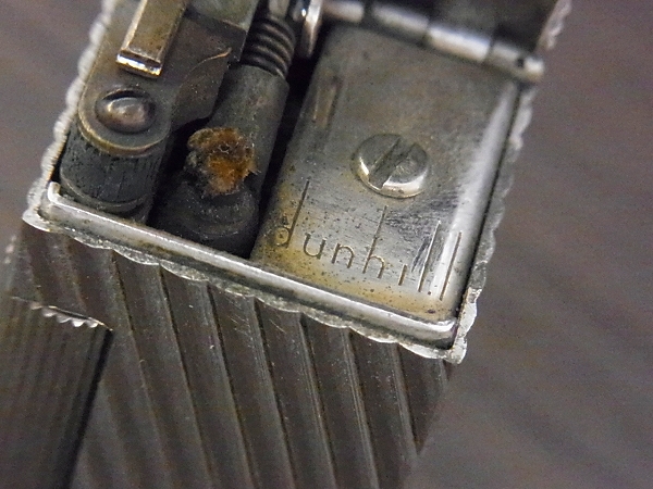 実際に弊社で買取させて頂いたDunhill/ダンヒル 卓上型ローラライト オイルライター シルバーの画像 3枚目