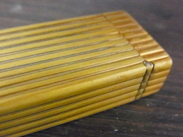 実際に弊社で買取させて頂いたダンヒル ビンテージ ストライプ オイルライター/ローラライトの画像 7枚目