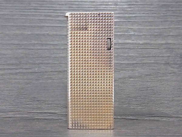 実際に弊社で買取させて頂いたdunhill/ダンヒル ビンテージ 925銀無垢 金張り ガスライターの画像 1枚目