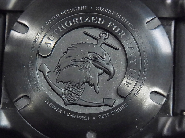 実際に弊社で買取させて頂いたLUMINOX/ルミノックス ANU 4200シリーズ/ref.4221.CW クォーツの画像 5枚目