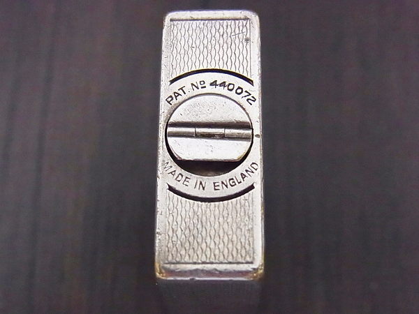 実際に弊社で買取させて頂いたdunhill/ダンヒル 英国製 オールドオイルライター PAT.440072の画像 6枚目