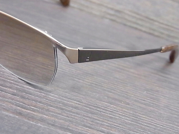 実際に弊社で買取させて頂いたdunhill/ダンヒル スクエア メガネフレーム ライトブラウン 512の画像 3枚目