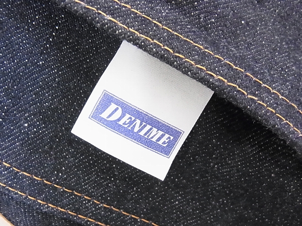 実際に弊社で買取させて頂いたDENIME/ドゥニーム 777 革パッチ XXモデル デニムパンツ/W31の画像 5枚目