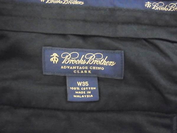 実際に弊社で買取させて頂いたBROOKS BROTHERS/ブルックスブラザーズ スラックス 紺 35の画像 2枚目