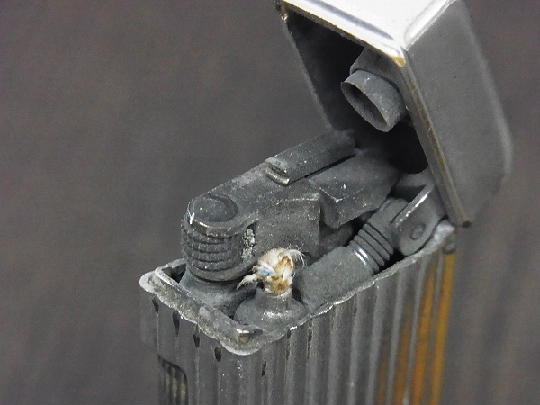 実際に弊社で買取させて頂いたdunhill/ダンヒル 1940年代 ローラライト ストライプ シルバーの画像 3枚目