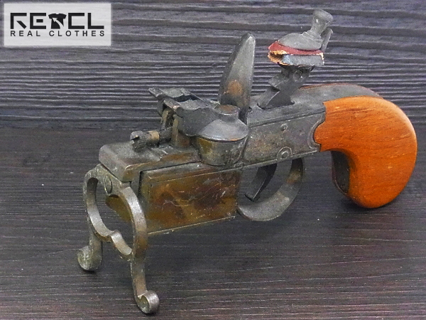 実際に弊社で買取させて頂いたダンヒル ビンテージ オイルライター TINDER PISTOL/40年代製