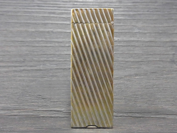 実際に弊社で買取させて頂いたdunhill/ダンヒル 1950年代 ビンテージ オイルライター 金貼りの画像 1枚目