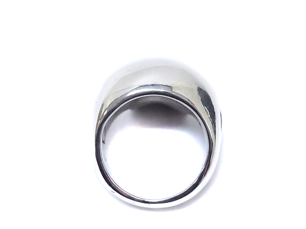 実際に弊社で買取させて頂いたクレイジーピッグ【6.4万↑】ラージエビルスカルリング 16号の画像 7枚目