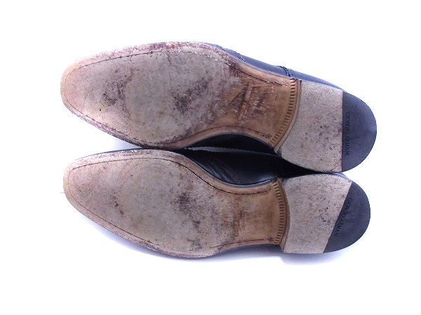 実際に弊社で買取させて頂いたGiorgio Armani/ジョルジオ アルマーニ メダリオンシューズ 43の画像 5枚目