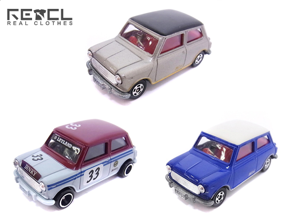 実際に弊社で買取させて頂いたトミカ 日本製BLMC ミニクーパー S/NO.F8/Mk-Ⅲ 3点セット