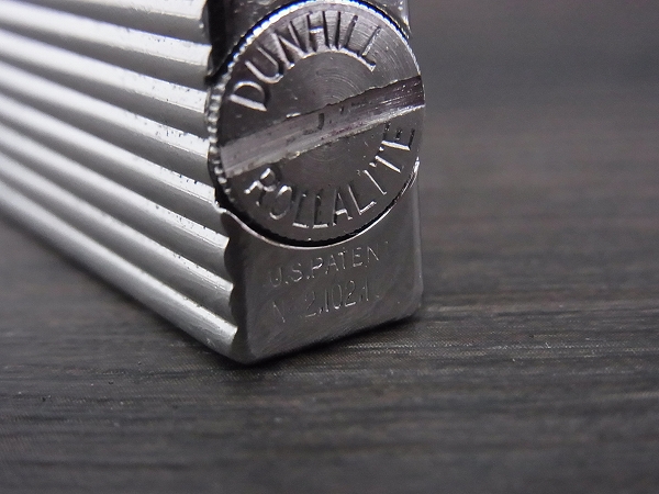 実際に弊社で買取させて頂いたdunhill/ダンヒル ROLLALITE 1950年代頃 ビンテージライター 銀の画像 7枚目