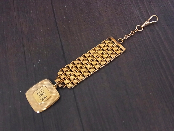 実際に弊社で買取させて頂いたdunhill/ダンヒル キーホルダー/キーチェーン ゴールドの画像 1枚目