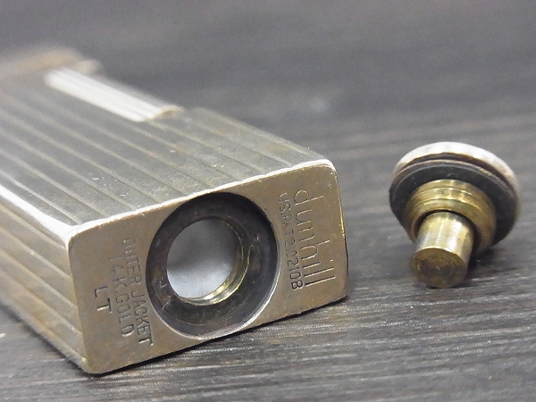 実際に弊社で買取させて頂いたdunhill/ダンヒル OUTER JACKET 14K GOLD ヴィンテージライターの画像 7枚目