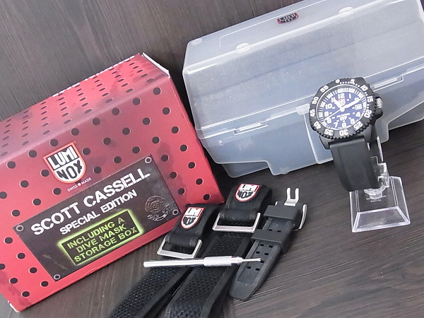 実際に弊社で買取させて頂いたルミノックス ネイビーシールズ Colormark Scott Cassell/3954の画像 7枚目