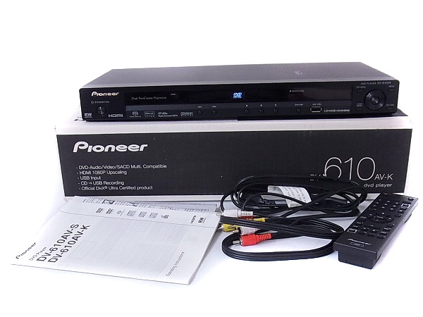 実際に弊社で買取させて頂いたPioneer/パイオニア 海外仕様 DVDプレイヤー HDMI/DV-610AV-Kの画像 7枚目