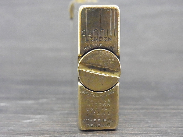 実際に弊社で買取させて頂いたdunhill/ダンヒル ROLLALITE　1940年代 ビンテージライター 金の画像 2枚目