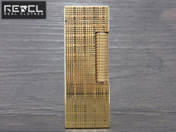 実際に弊社で買取させて頂いたdunhill/ダンヒル ビンテージ フロレンタイン柄 ライター 金