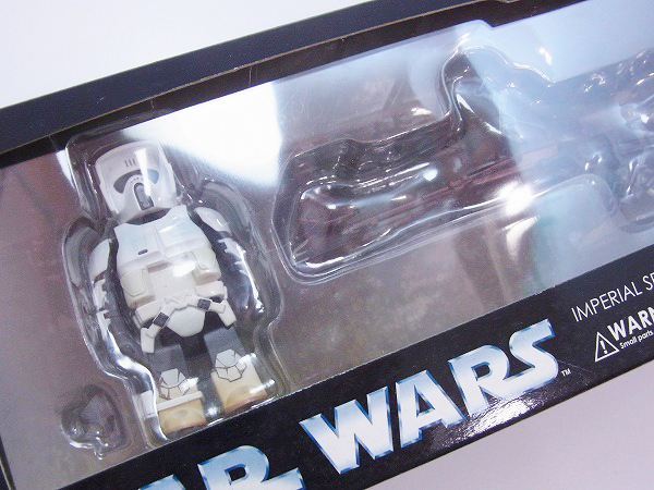 実際に弊社で買取させて頂いた[未開封]キューブリック STAR WARS IMPERIAL SPEEDER BIKE 100%の画像 4枚目