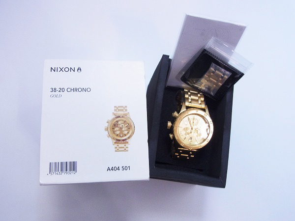 NIXON/ニクソン 15SP 38-20 CHRONO クオーツ腕時計 A404 501の買取実績