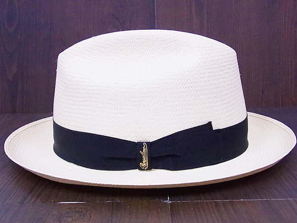 実際に弊社で買取させて頂いたBorsalino/ボルサリーノ 麦わら帽子/パナマハット リボン付き Lの画像 1枚目