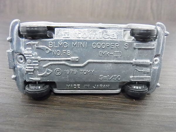 実際に弊社で買取させて頂いたTOMICA/トミカ 日本製 ミニクーパー F-8-81等 1/50 3点セットの画像 4枚目