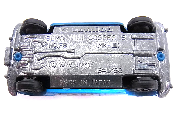 実際に弊社で買取させて頂いたトミカ 日本製BLMC ミニクーパー S/NO.F8/Mk-Ⅲ 3点セットの画像 6枚目