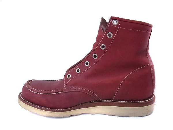 実際に弊社で買取させて頂いたChippewa/チペワ プレーントゥレースアップブーツ 赤茶/8.5Eの画像 2枚目