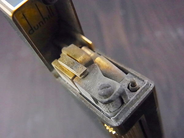 実際に弊社で買取させて頂いたdunhill/ダンヒル 大理石グリーン ローラー式 ガスライターの画像 5枚目