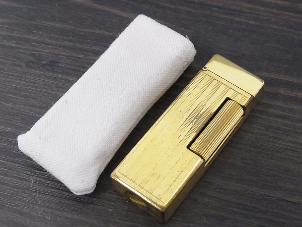 実際に弊社で買取させて頂いたdunhill/ダンヒル 1940年代 ヴィンテージ オイルライター 金の画像 7枚目