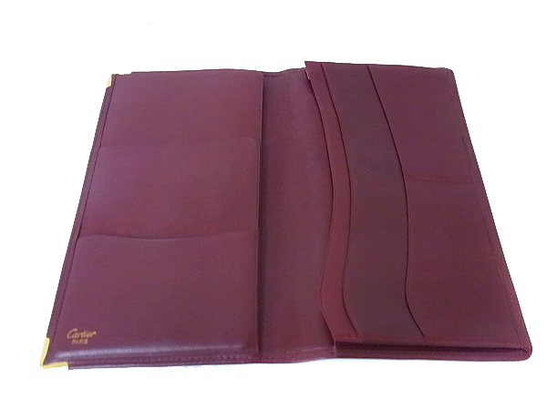 実際に弊社で買取させて頂いたCartier/カルティエ マストライン 二つ折り長財布/K47782の画像 4枚目