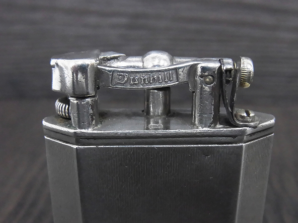 実際に弊社で買取させて頂いたダンヒル UNIQUE ダブルホイール オイルライター シルバーの画像 4枚目