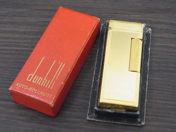 実際に弊社で買取させて頂いたDUNHILL/ダンヒル ROLLALITE 1940s ビンテージライター 金の画像 8枚目