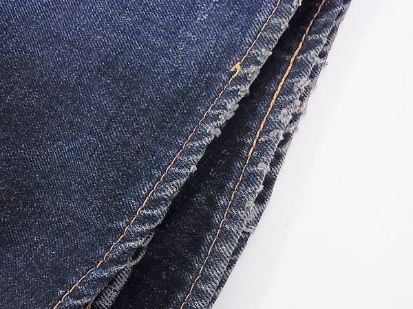 実際に弊社で買取させて頂いたDENIME/ドゥニーム ボタンフライ仕様デニムパンツ インディゴの画像 4枚目