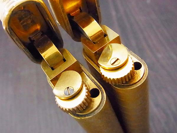 実際に弊社で買取させて頂いたCartier/カルティエ スリムガスライター トリニティ 金/2点SETの画像 3枚目