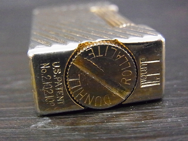 実際に弊社で買取させて頂いたDUNHILL/ダンヒル ビンテージ ROLLALITEショートオイルライターの画像 4枚目