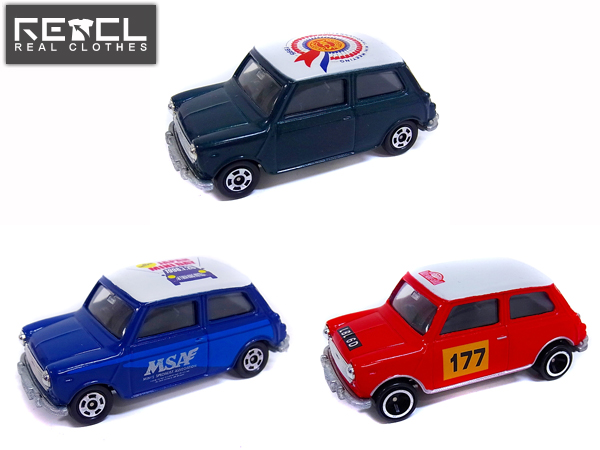 実際に弊社で買取させて頂いたtomica/トミカ ミニクーパー タイプ/NO.F8 1/50 3点セット