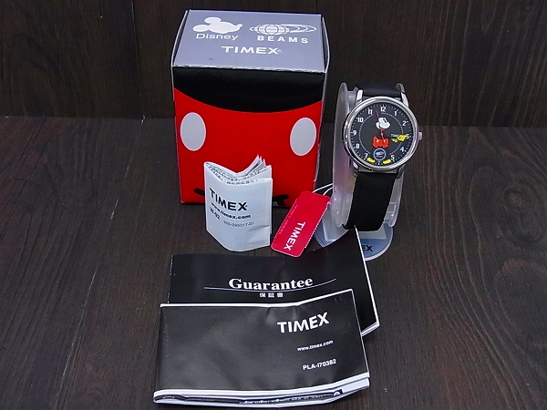 実際に弊社で買取させて頂いたTIMEX×BEAMS ミッキーマウス コラボウォッチ アナログ腕時計の画像 9枚目