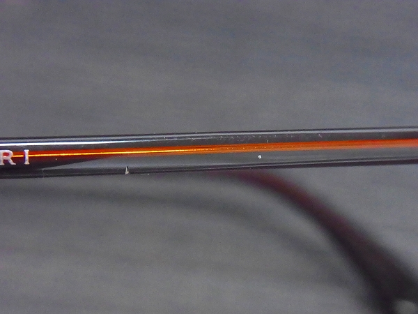 実際に弊社で買取させて頂いたBVLGARI/ブルガリ ハーフリム型 眼鏡フレーム ブラウン系 2042Tの画像 7枚目