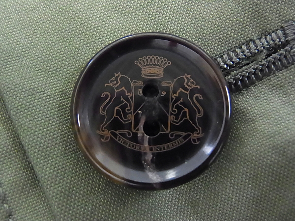 実際に弊社で買取させて頂いたルシアンペラフィネ スカル刺繍等 ナイロンジャケット カーキ/Mの画像 7枚目