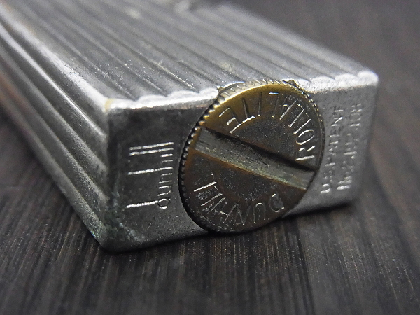 実際に弊社で買取させて頂いたdunhill/ダンヒル 1940年代 ローラライト ストライプ シルバーの画像 5枚目