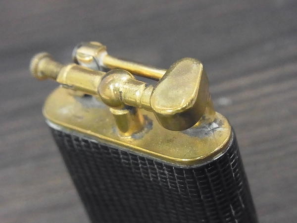 実際に弊社で買取させて頂いたdunhill ビンテージ 1920年代 革巻きダブルホイールライターの画像 3枚目