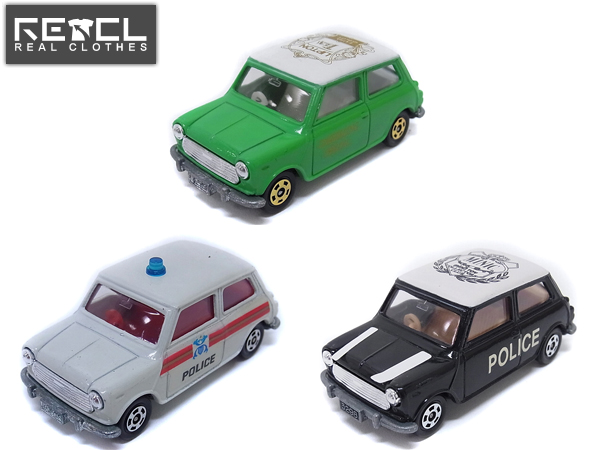 実際に弊社で買取させて頂いたトミカ日本製BLMCミニクーパーS/Mk-Ⅲ 1/50 POLICE他 3点セット