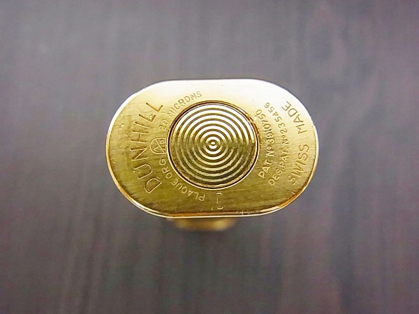 実際に弊社で買取させて頂いたdunhill/ダンヒル ゴールド ローラーガスライター SWISS MADEの画像 5枚目