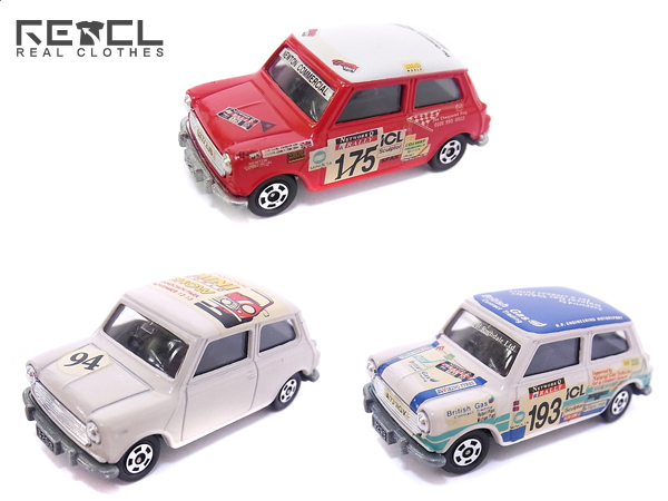 実際に弊社で買取させて頂いたトミカ 日本製BLMC ミニクーパー S/NO.F8/Mk-Ⅲ 3点セット