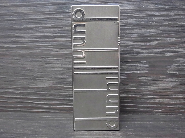 実際に弊社で買取させて頂いたdunhill/ダンヒル ローラーガスライター ロゴ入り シルバーの画像 1枚目