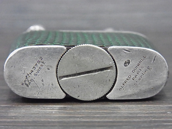 実際に弊社で買取させて頂いたダンヒル 革張り スターリング 1920年代頃 ビンテージライターの画像 2枚目