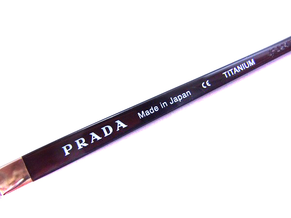 美品】PRADA/プラダ オーバル型眼鏡/メガネフレーム /VPR68I