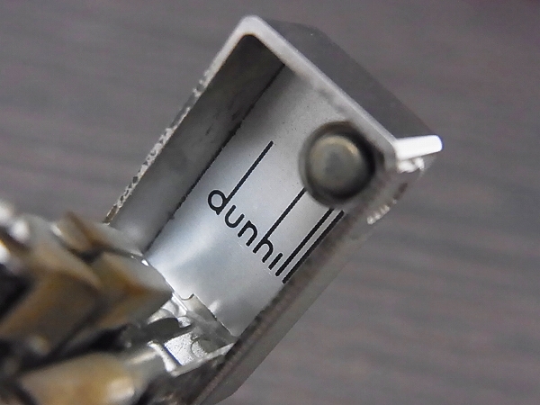 実際に弊社で買取させて頂いたdunhill/ダンヒル ローラーガスライター ロゴ入り シルバーの画像 5枚目