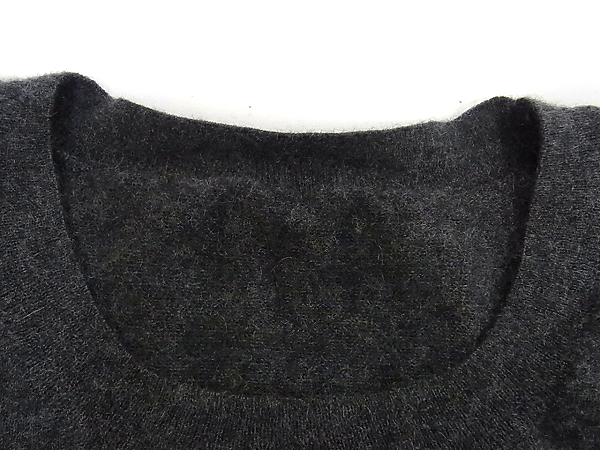 実際に弊社で買取させて頂いたルシアンペラフィネ ワンポイント刺繍 薄地カシミアセーター Lの画像 3枚目