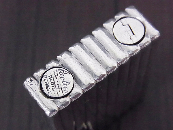 実際に弊社で買取させて頂いたCartier/カルティエ old オイルライター ストライプ シルバーの画像 5枚目
